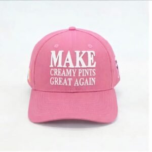 MAKE CREAMY PINTS GREAT AGAIN CAP PINK