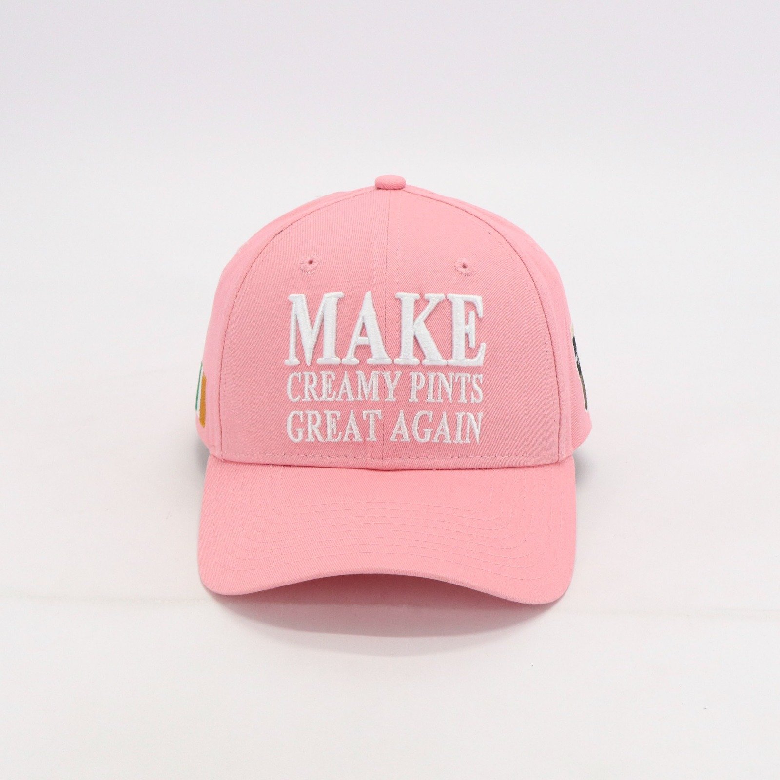 MAKE CREAMY PINTS GREAT AGAIN CAP PINK